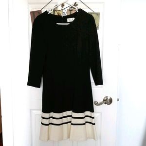 Black and white dress